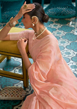 Load image into Gallery viewer, Shades Of Pink Chikankari Weaving Silk Saree with Sequins work