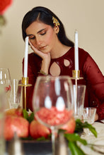 Carica l'immagine nel visualizzatore Galleria,EMBROIDERED CHIFFON UF-258