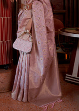 Load image into Gallery viewer, Opera Mauve Purple Woven Tussar Silk Saree