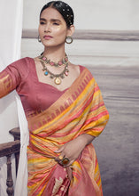 Load image into Gallery viewer, Multi Coloured Printed Designer Silk Saree with Weaving Border