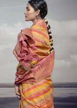 Load image into Gallery viewer, Multi Coloured Printed Designer Silk Saree with Weaving Border