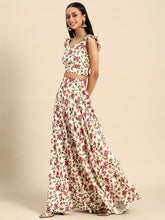 Load image into Gallery viewer, Flared Skirt with Crop Top