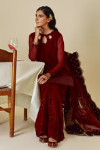Carica l'immagine nel visualizzatore Galleria,EMBROIDERED CHIFFON UF-258