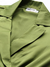 Load image into Gallery viewer, Shirt Dress with front Drape