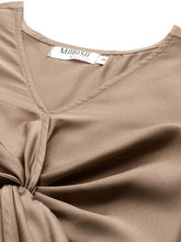 Carica l'immagine nel visualizzatore Galleria,Front Twist Midi Dress