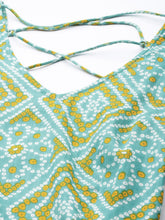 Carica l'immagine nel visualizzatore Galleria,Deep back tie up kurta palazzo