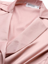 Carica l'immagine nel visualizzatore Galleria,Shirt Dress with front Drape