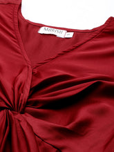 Carica l'immagine nel visualizzatore Galleria,Front Twist Midi Dress