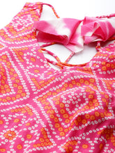 Load image into Gallery viewer, Deep back tie up kurta palazzo