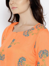 Load image into Gallery viewer, Bell sleeve Printed dress with front pockets