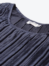 Load image into Gallery viewer, Flared asymmetric overlap dress