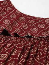 Carica l'immagine nel visualizzatore Galleria,One Shoulder yoke overlap printed dress