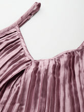 Load image into Gallery viewer, Pre pleated flare yoke maxi dress