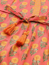 Load image into Gallery viewer, Overlap neck dhoti jumpsuit