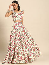 Load image into Gallery viewer, Flared Skirt with Crop Top