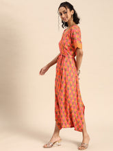 Load image into Gallery viewer, Overlap neck dhoti jumpsuit