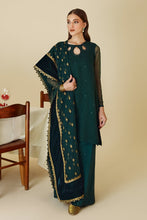 Laden Sie das Bild in den Galerie-Viewer, EMBROIDERED ORGANZA DUPATTA-49