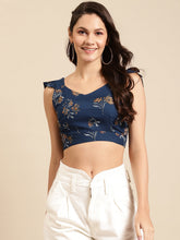 Load image into Gallery viewer, Back tie up Printed Crop Top