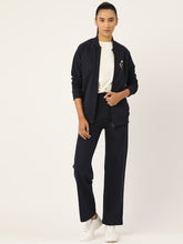 Load image into Gallery viewer, Zipper Sweatshirt with Straight Track pant set