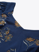 Load image into Gallery viewer, Back tie up Printed Crop Top