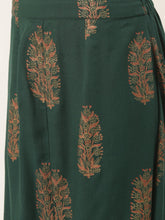 Load image into Gallery viewer, Crop top with cowl dhoti skirt