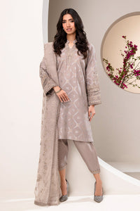 EMBROIDERED JACQUARD LAWN UF-345