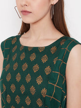 Load image into Gallery viewer, Front yoke side waist tie midi dress