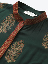 Load image into Gallery viewer, Peplum yoke with low crotch printed jumpsuit