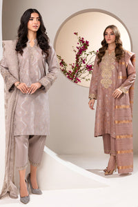 EMBROIDERED JACQUARD LAWN UF-345