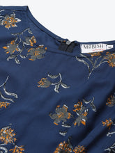 Load image into Gallery viewer, Floral print skater dress with side cut out