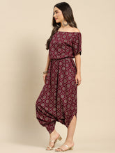 Load image into Gallery viewer, Drop Shoulder dhoti jumpsuit