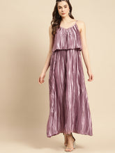 Load image into Gallery viewer, Pre pleated flare yoke maxi dress