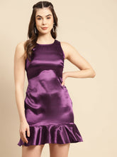 Load image into Gallery viewer, Bottom flare mini dress