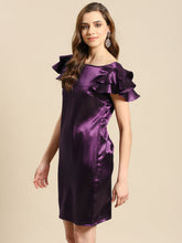 Load image into Gallery viewer, Frill Sleeve Shift dress
