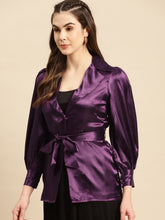 Load image into Gallery viewer, Notch collar blouse