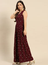 Load image into Gallery viewer, Overlap neck pleated jumpsuit