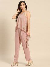 Carica l'immagine nel visualizzatore Galleria,Asymmetric drape jumpsuit