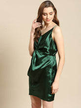Load image into Gallery viewer, Front twist mini dress