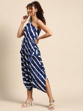 Carica l'immagine nel visualizzatore Galleria,One Shoulder Dhoti Jumpsuit