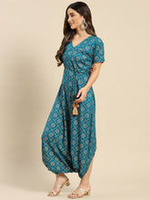 Carica l'immagine nel visualizzatore Galleria,Overlap neck dhoti jumpsuit