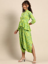 Laden Sie das Bild in den Galerie-Viewer, Peplum Yoke dhoti Jumpsuit