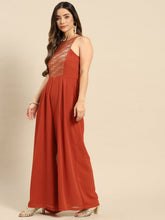 Load image into Gallery viewer, In cut pleated jumpsuit