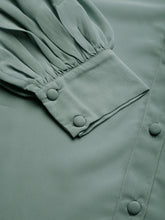 Load image into Gallery viewer, High Neck ruffle blouse