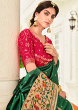 Load image into Gallery viewer, Mustard Yellow Banarasi Silk Lehenga Choli with Contrast Dupatta