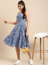Load image into Gallery viewer, Strappy flared dress