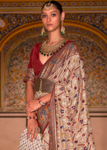 Load image into Gallery viewer, Shades Of Brown Patola Printed Designer Silk Saree