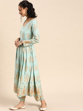 Load image into Gallery viewer, Box Pleated flare kurta with palazzo