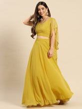 Carica l'immagine nel visualizzatore Galleria,Flared skirt with crop top