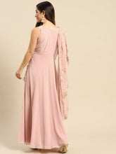 Laden Sie das Bild in den Galerie-Viewer, Long flare dress with dupatta drape