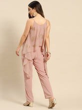 Carica l'immagine nel visualizzatore Galleria,Asymmetric drape jumpsuit